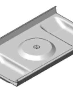 Finishing feed trough